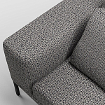 Мебельная ткань Шенилл серый цвет 142 см T4-46 варинант исполнения - 9 | Loft Concept в Волгограде