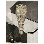 Люстра многоярусная каскадная с хрустальными подвесками Roul Crystal Light варинант исполнения - 10 | Loft Concept в Волгограде