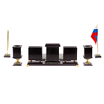 Настольный письменный набор из нефрита на ножках Executive Recruitment варинант исполнения - 5 | Loft Concept в Волгограде