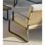 Дизайнерское уличное кресло на металлическом каркасе PHOENIX Armchair варинант исполнения - 6 | Loft Concept в Волгограде