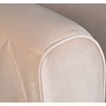 Кресло велюровое бежевое Cubic Silhouette варинант исполнения - 3 | Loft Concept в Волгограде