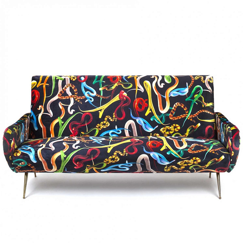 Диван Sofa Three Seater Snakes Мульти Диван Sofa Three Seater Snakes Мульти в Волгограде | Loft Concept