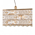 Люстра волнистой формы с текстурной огранкой Reflection of Reality варинант исполнения - 4 | Loft Concept в Волгограде