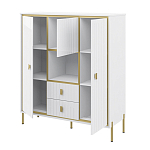 Буфет белый трёхдверный с двумя ящиками Antique Order варинант исполнения - 2 | Loft Concept в Волгограде