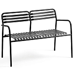 Скамья из алюминия Mack Metal Bench Black варинант исполнения - 1 | Loft Concept в Волгограде