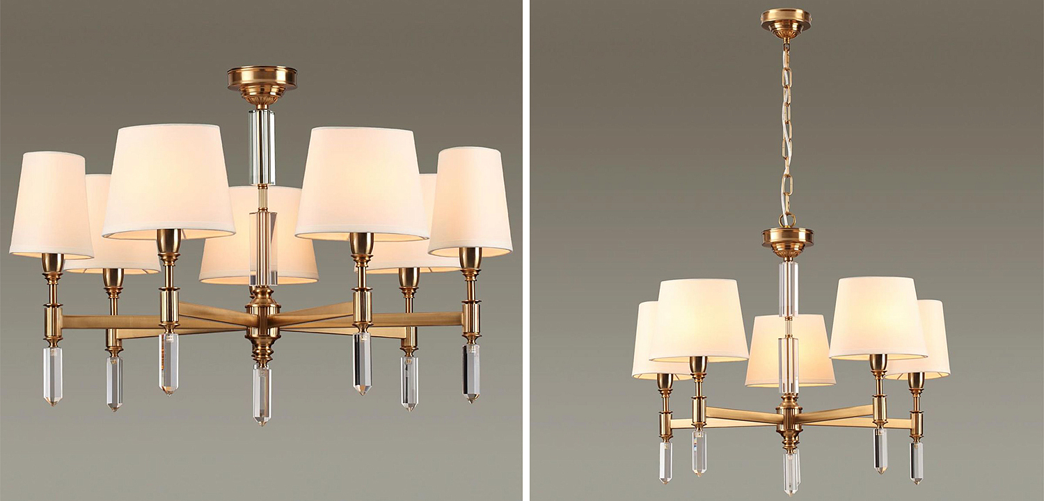 Люстра Ramona White Chandelier Люстра Ramona White Chandelier - Loft-Concept в Волгограде