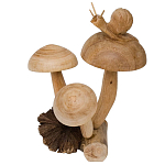 Статуэтка из дерева улитка Animals of the World варинант исполнения - 2 | Loft Concept в Волгограде