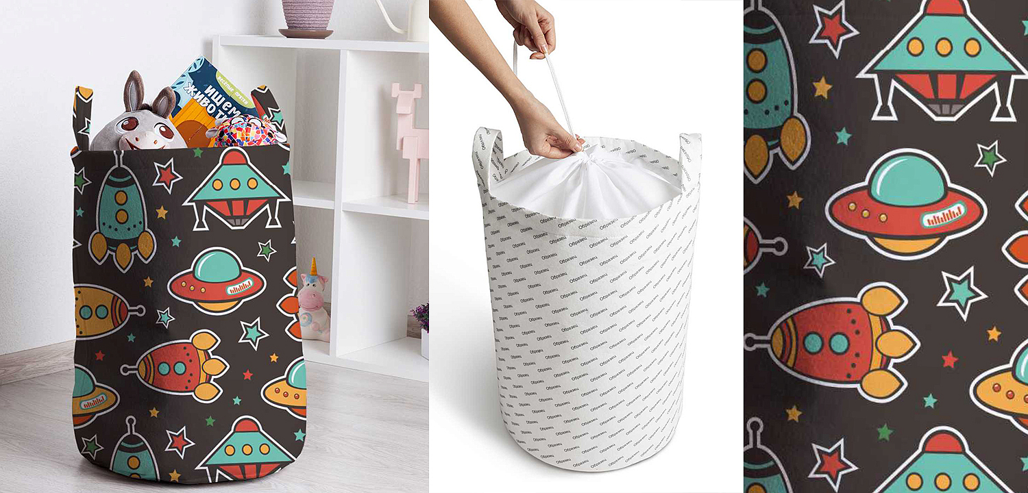 Корзина Space Pattern Basket Корзина Space Pattern Basket - Loft-Concept в Волгограде