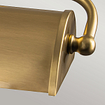 Светильник для картин цвета состаренная латунь с широким плафоном на прямоугольном основании Elstead Lighting варинант исполнения - 11 | Loft Concept в Волгограде