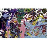 Homer Simpson in Paradise картина акрил на холсте варинант исполнения - 4 | Loft Concept в Волгограде