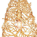 Подвесной светильник золотой в виде кораллов Coral Decor варинант исполнения - 1 | Loft Concept в Волгограде