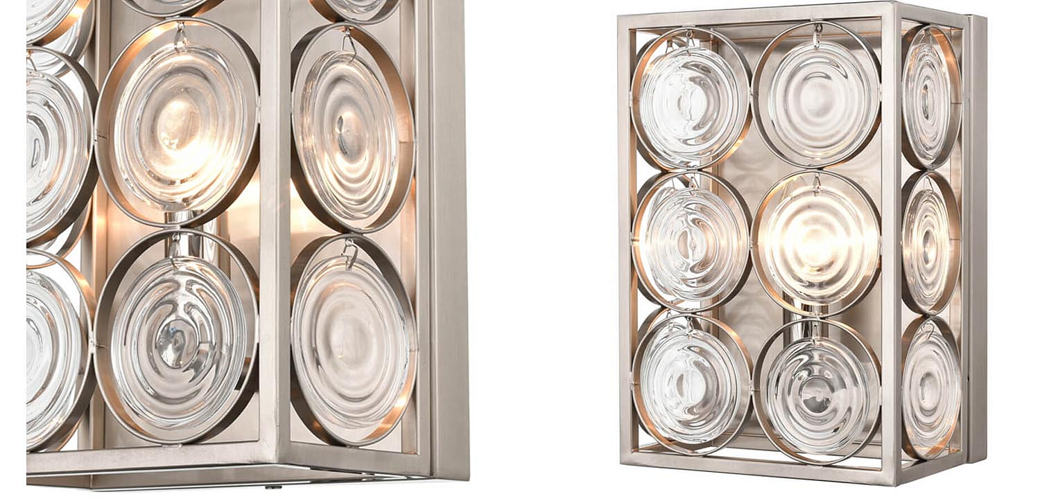 Бра Edalina Sconce nickel satin Бра Edalina Sconce nickel satin - Loft-Concept в Волгограде