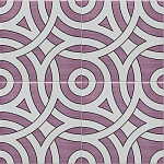 Дизайнерская плитка с узором Петли варинант исполнения - 3 | Loft Concept в Волгограде