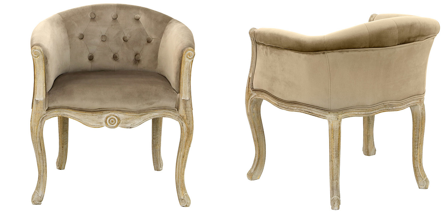 Кресло French Provence Armchair Roderic beige Кресло French Provence Armchair Roderic beige - Loft-Concept в Волгограде
