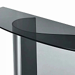 Консоль дымчатого цвета с изогнутым основанием Arabesque варинант исполнения - 2 | Loft Concept в Волгограде