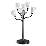 Настольная лампа с ветвями и белыми фарфоровыми цветами Floralis варинант исполнения - 1 | Loft Concept в Волгограде