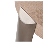 Столик журнальный круглый со светлым шпоном Light Veneer Table варинант исполнения - 3 | Loft Concept в Волгограде