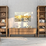 Витрина правая из массива дуба с 5-ю полками и 2-мя ящиками Tasteful Furniture варинант исполнения - 2 | Loft Concept в Волгограде