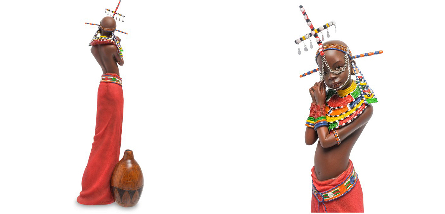 Статуэтка Tribe girl Masai Статуэтка Tribe girl Masai - Loft-Concept в Волгограде