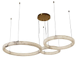 Люстра с 3-мя кольцами из натурального камня Minerals of Light варинант исполнения - 1 | Loft Concept в Волгограде