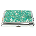 Портсигар с газовой зажигалкой из натурального камня Амазонит Stone Cigarettes Cases варинант исполнения - 10 | Loft Concept в Волгограде