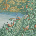 Обои ручная роспись Le Brésil Paille варинант исполнения - 1 | Loft Concept в Волгограде