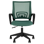 Офисное кресло с основанием из черного пластика Desk chairs Green варинант исполнения - 2 | Loft Concept в Волгограде