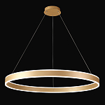 Люстра подвесная светодионая кольцевая золотого цвета Ring Horizontal варинант исполнения - 2 | Loft Concept в Волгограде