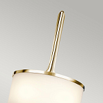 Бра вертикальное с белым полукруглым плафоном и длинным стержнем S Kichler варинант исполнения - 9 | Loft Concept в Волгограде