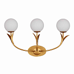 Бра с золотым каркасом в виде стебля с листьями Inspired by Nature варинант исполнения - 3 | Loft Concept в Волгограде