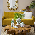 Ваза фарфоровая с ручной росписью Leopard Collection  варинант исполнения - 8 | Loft Concept в Волгограде