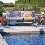 Садовый диван на каркасе из алюминия Petro варинант исполнения - 8 | Loft Concept в Волгограде