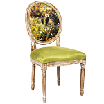 Стул из натурального бука с цветочным принтом Impressionism in Color варинант исполнения - 2 | Loft Concept в Волгограде