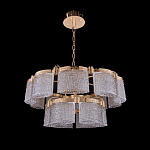 Люстра двухъярусная с текстурными овальными абажурами Splendor Palace Style варинант исполнения - 3 | Loft Concept в Волгограде
