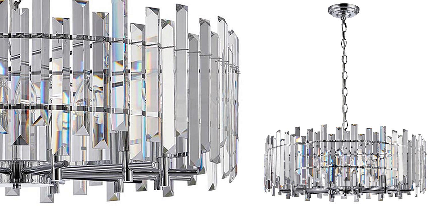 Люстра Langley Chandelier chrome 80 Люстра Langley Chandelier chrome 80 - Loft-Concept в Волгограде