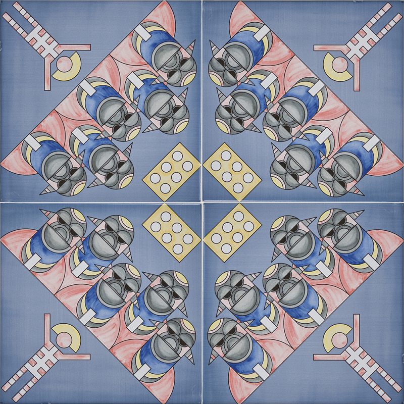 Плитка дизайнерская с узором Мангалоры Мульти в Волгограде | Loft Concept 