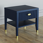 Прикроватная тумбочка с ящиком Elsa Dreams Blue варинант исполнения - 1 | Loft Concept в Волгограде