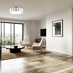 Потолочный светильник с гофрированным абажуром цвета графит Millennium варинант исполнения - 3 | Loft Concept в Волгограде