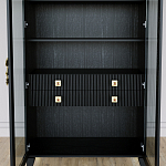 Дизайнерский шкаф витрина Elsa Dreams Black с 4-мя ящиками варинант исполнения - 6 | Loft Concept в Волгограде