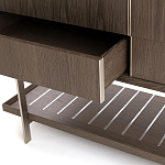 Платяной шкаф из серого дуба Sawada Gray Oak Wardrobe варинант исполнения - 4 | Loft Concept в Волгограде