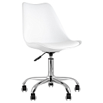 Офисный стул на металлическом основании EGGERY White варинант исполнения - 1 | Loft Concept в Волгограде