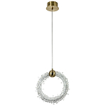 Подвесной светильник кольцо украшенный кристаллами из хрусталя Gilbertine Crystals Ring Hanging Lamp варинант исполнения - 2 | Loft Concept в Волгограде