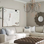 Люстра с состаренными резными элементами Big Graceful Profile варинант исполнения - 5 | Loft Concept в Волгограде