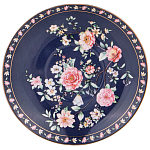 Чайный сервиз из фарфора синий на 6 персон 14 предметов Flower Porcelain Collection варинант исполнения - 3 | Loft Concept в Волгограде