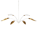 Люстра белая с плафонами в виде лепестков Delicate Flower варинант исполнения - 3 | Loft Concept в Волгограде