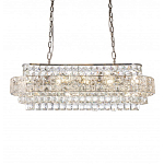 Люстра овальной формы хрустальная в неоклассическом стиле Majesty варинант исполнения - 6 | Loft Concept в Волгограде