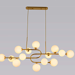 Люстра подвесная с белыми лампами в форме шара Flute варинант исполнения - 4 | Loft Concept в Волгограде