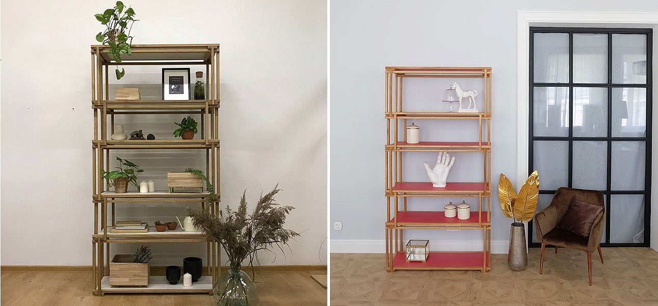 Стеллаж кубические сечения Hadley Стеллаж кубические сечения Hadley - Loft-Concept в Волгограде