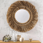 Зеркало из ротанга и сизаля WICKER MIRROR 100 варинант исполнения - 3 | Loft Concept в Волгограде