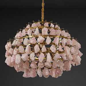 Hardis Pink stone Chandelier 65